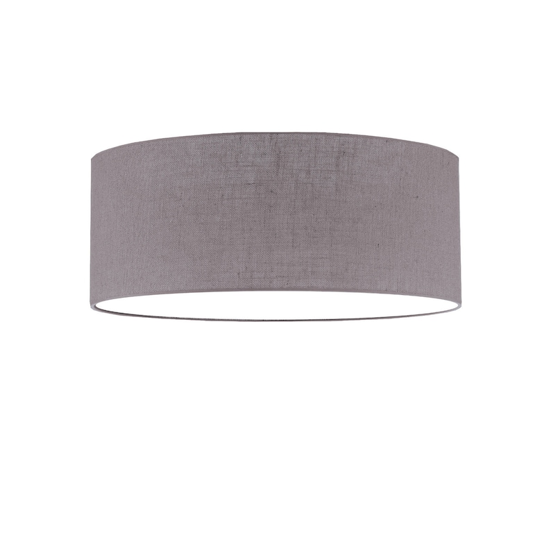 Lampshade Nordik linen light gray ceiling lamp light ceiling light pendant light image 1