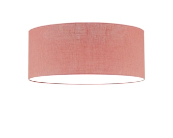 Lampshade -Nordik- linen old pink ceiling lamp light ceiling light pendant light