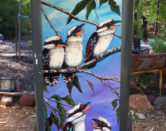 Kookaburra wheelie bin sticker