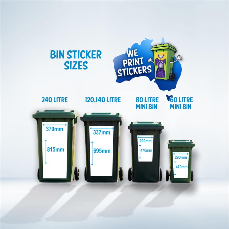Stump Sticker Cricket Stumps Wheelie Bin Sticker - Etsy Australia