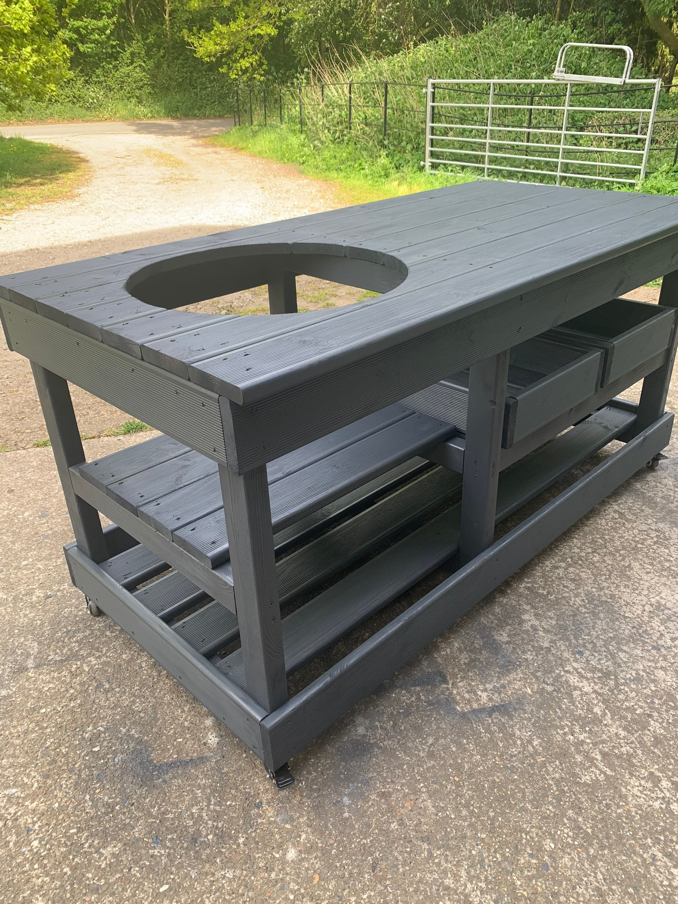 Kamado Joe Gardenline Egg Table With Storage Boxes Etsy UK