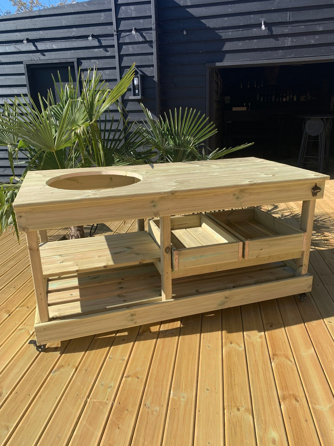 Kamado Joe Gardenline Egg Table With Storage Boxes Etsy UK