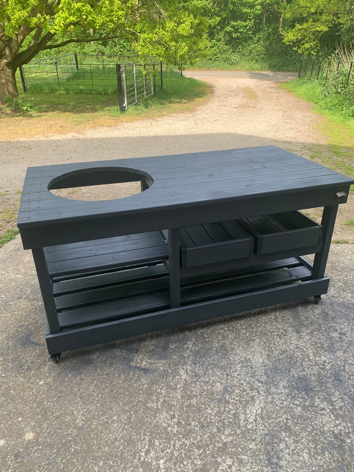 Kamado Joe Gardenline Egg Table With Storage Boxes Etsy UK
