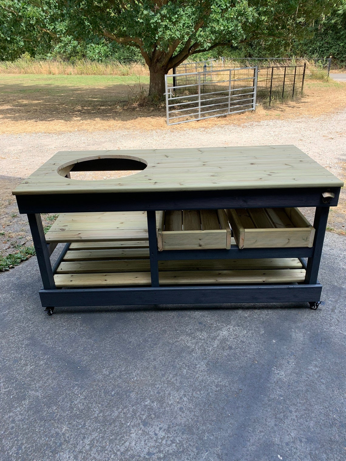 Kamado Joe Gardenline Egg Table With Storage Boxes Etsy UK