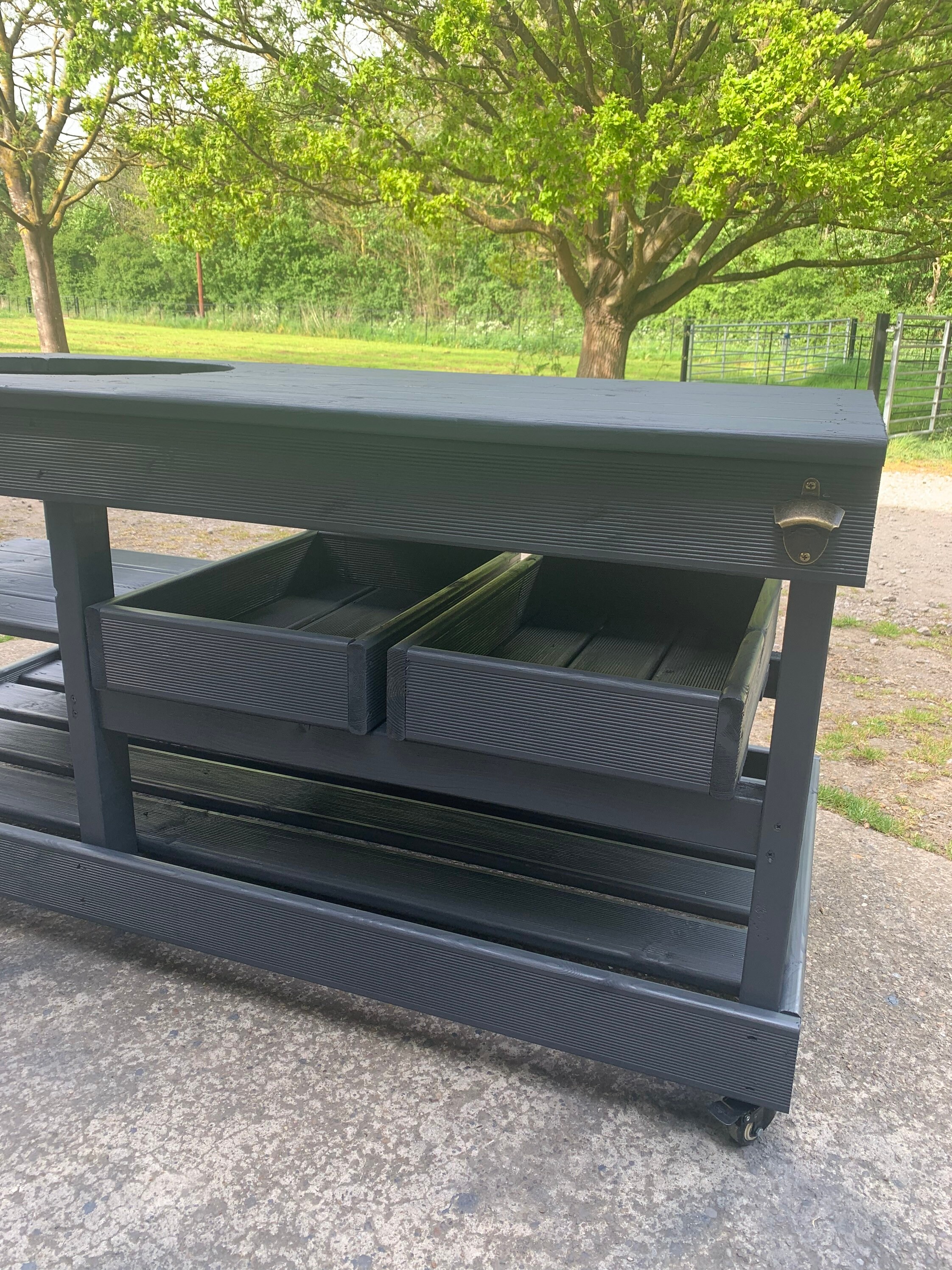 Kamado Joe Gardenline Egg Table With Storage Boxes Etsy UK