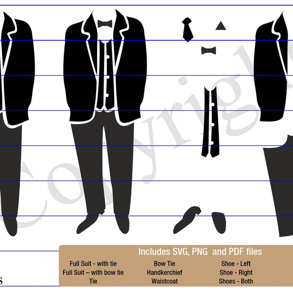 Three piece suit - Boy's Prom - Wedding - Groom - Best Man - Races - Race Day