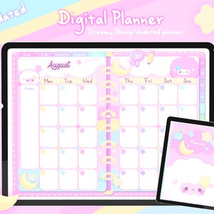 Kawaii Digital Planner Stickers for Goodnotes Planner/ Goodnotes Digital  Planner Stickers/ Digital Sticker Book/ Digital Journal Stickers 