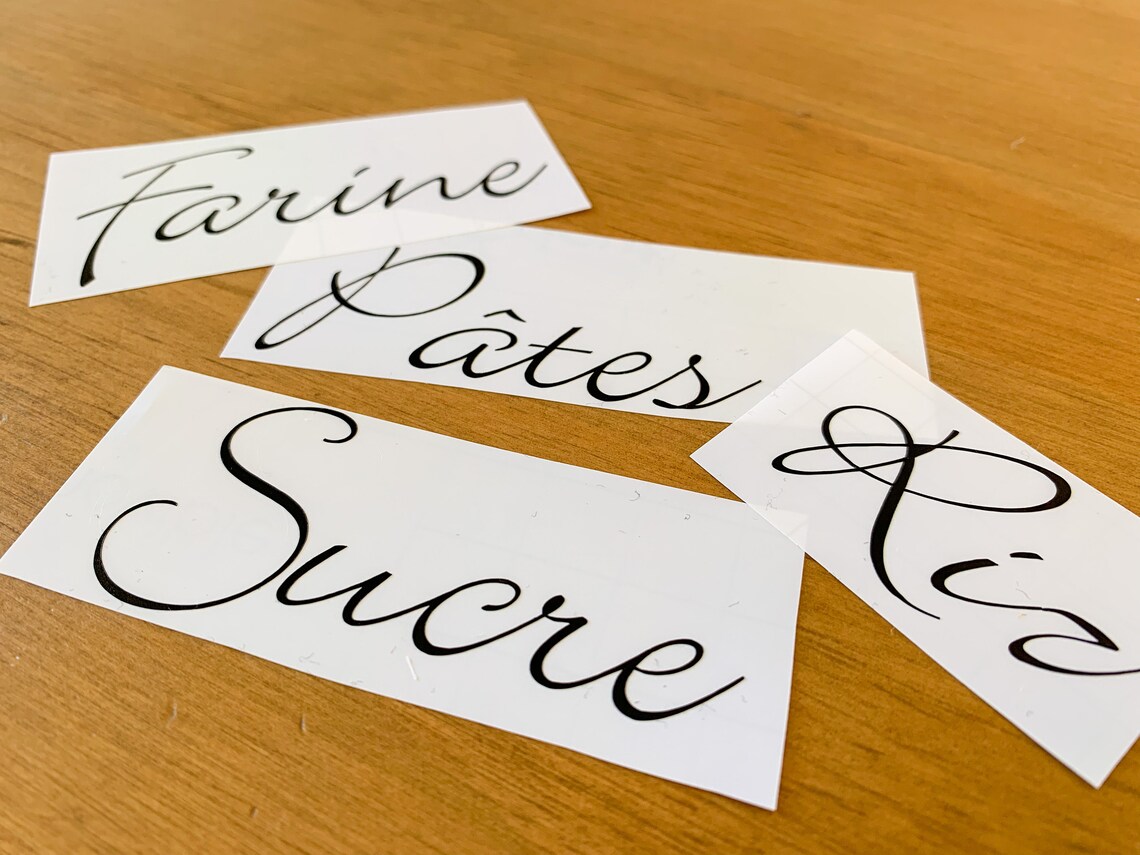 Stickers personnalisable bocaux / Étiquette personnalisée pour - Etsy