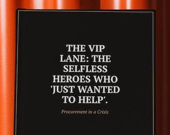 Notebook - The VIP Lane: The selfless heroes who 'just wanted to help'.