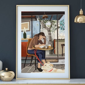 Beta ve Grega Cafe Tel Aviv printable art instant download