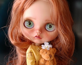 Blythe Doll OOAK Ambre personnalisée