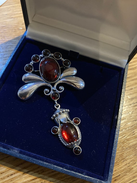 VALERIO 888 vintage Cherry Amber and sterling silv