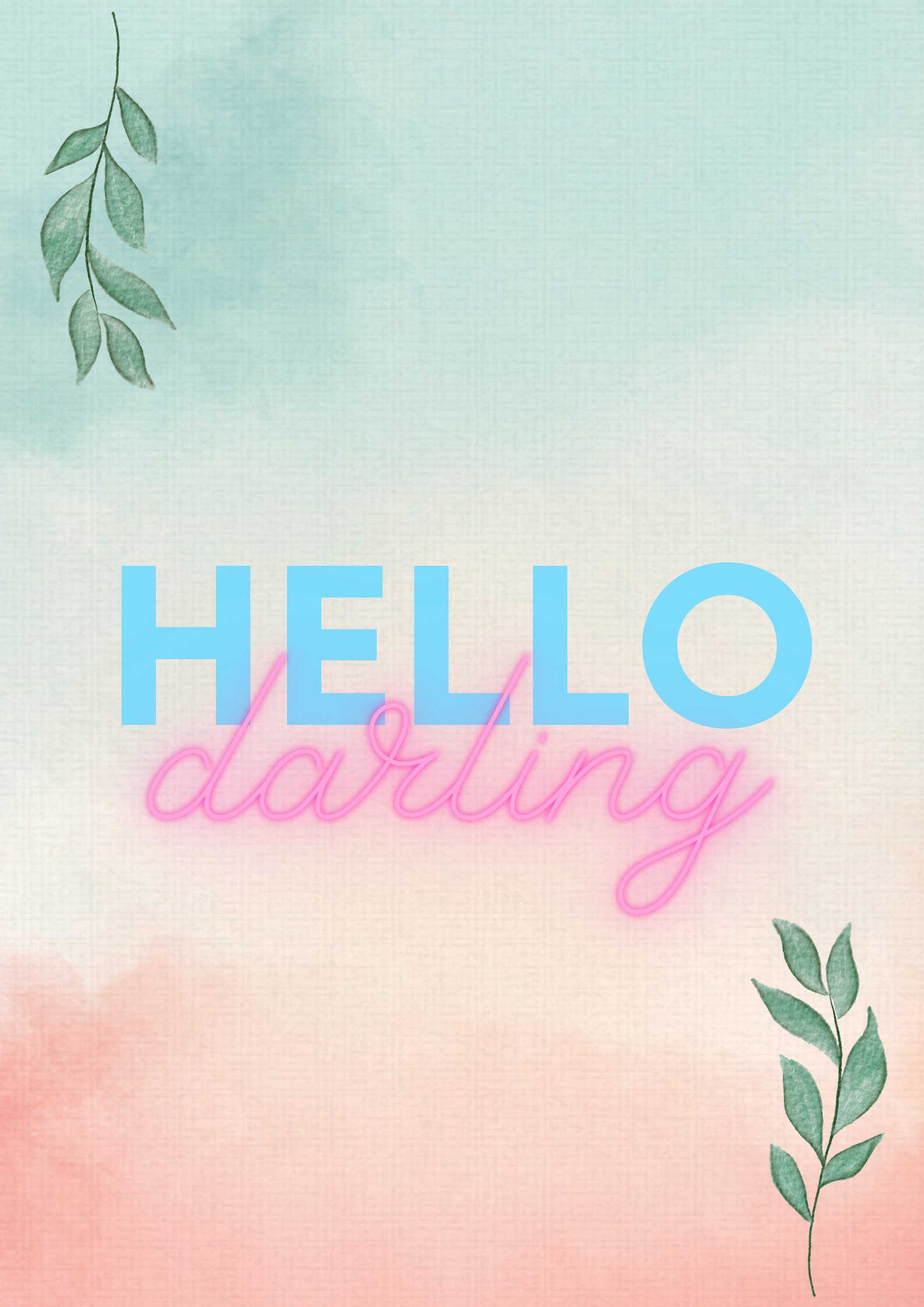 Neon Pink Phone Wallpaper digital Download Etsy