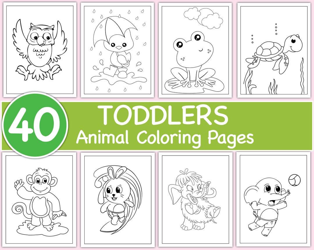 Animal Coloring Pages, Fun Animal Coloring Printable Pages, Coloring ...