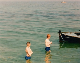 Original Wolfgang Tillmans exhibition poster - Red Haired Boys - stunning museum print