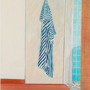 Cartel original de la exposición de David Hockney - Park Lane Munich - impresión del museo