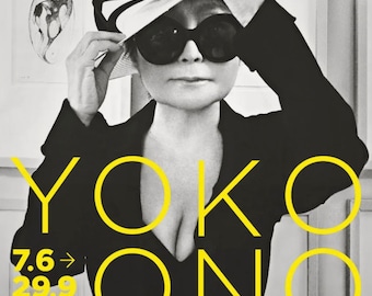 Yoko Ono, Original Exhibition Museum Poster - Etsy