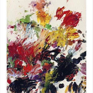 Original Cy Twombly exhibition poster - Untitled - stunning museum print