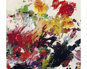 Original Cy Twombly exhibition poster - Untitled - stunning museum print
