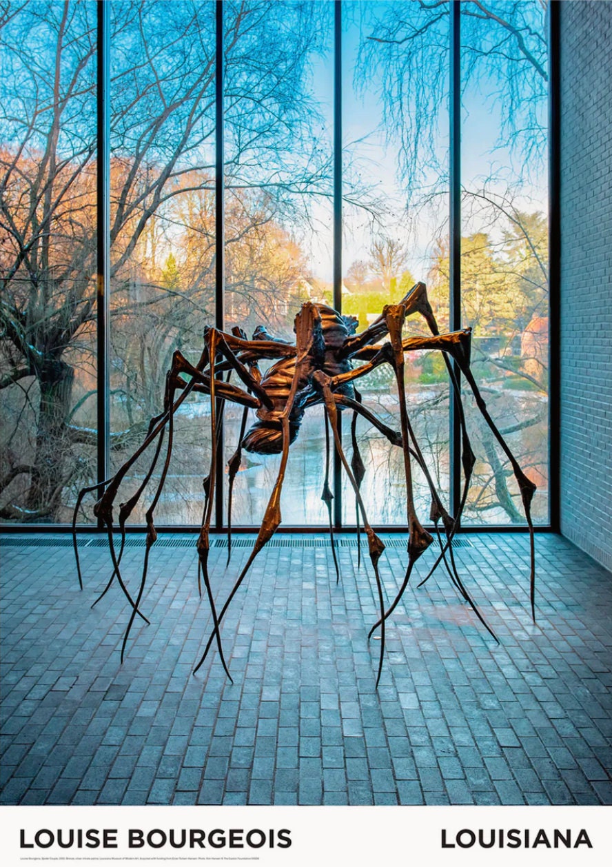 【ひー様】Louise Bourgeois ポスター Authentic Louise Bourgeois Exhibition Poster - Spider Couple