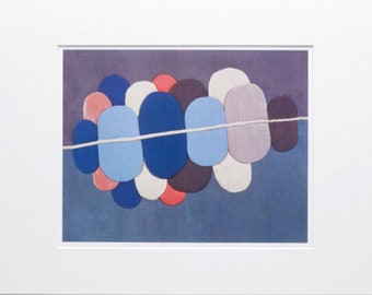 Authentic Louise Bourgeois exhibition mounted print - Original museum poster - textile art detail 3