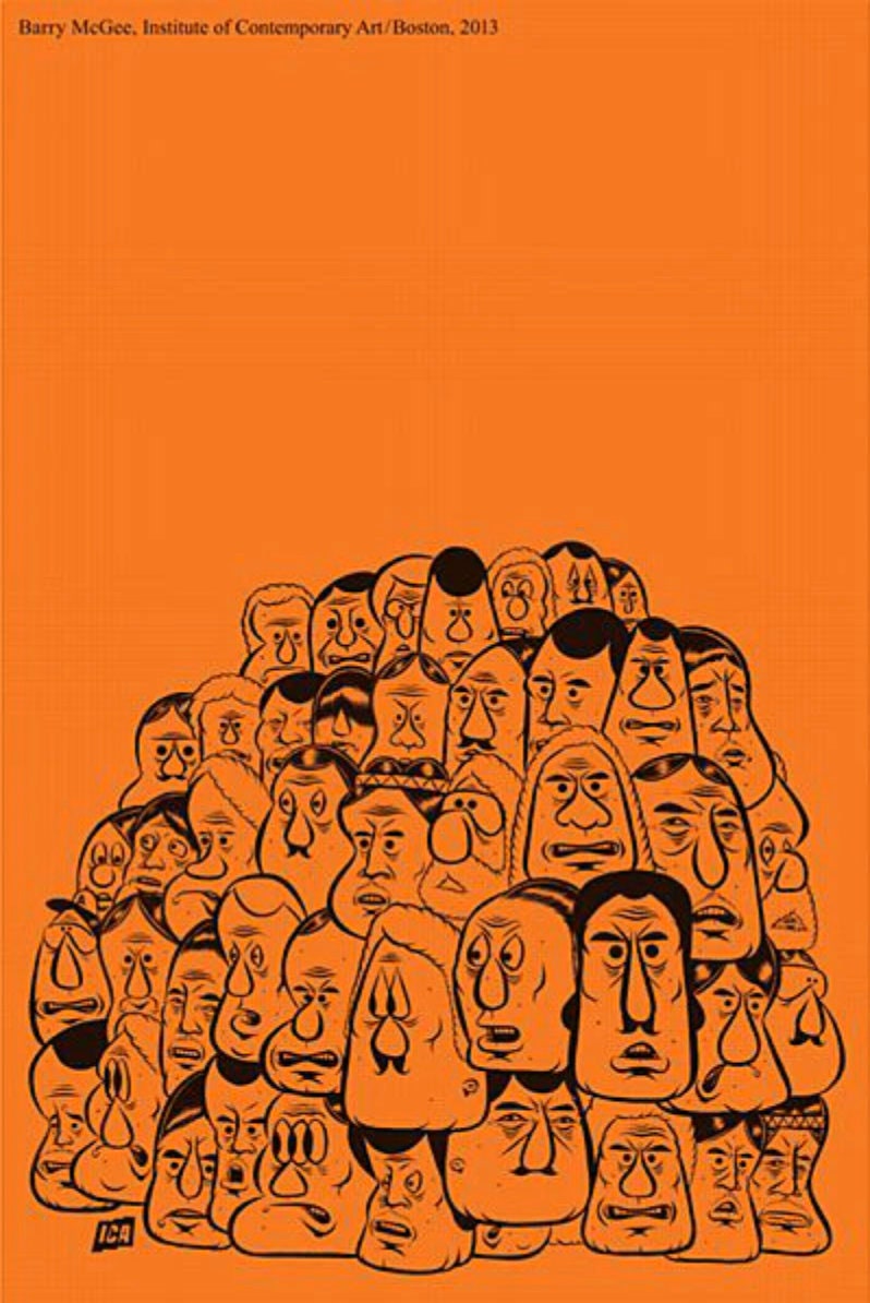 Barry McGee｜バリー・マッギー　ポスター Amazon.co.jp: 込 BARRY MCGEE ポスター バリー マッギー