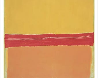 マーク・ロスコ展ポスター（No.5/No.22） - 巨匠による公式美術館