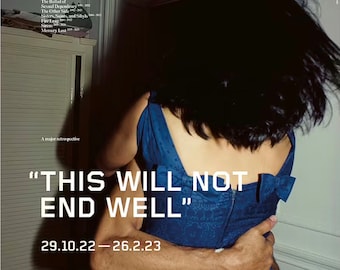 Original Nan Goldin exhibition poster - The Hug - stunning museum print from the master photographer lgbt activist