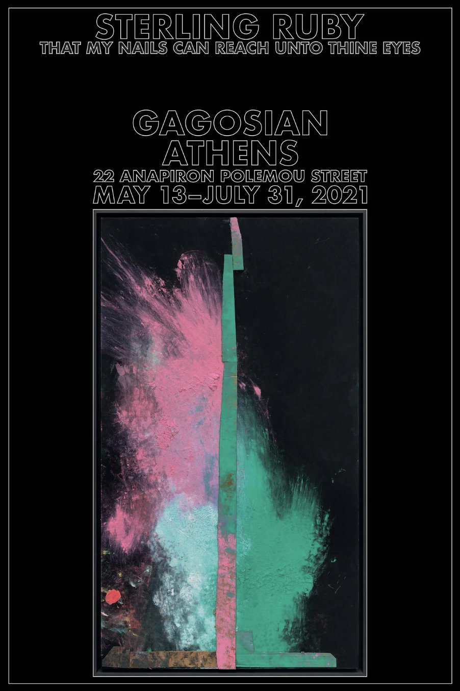Ruby Radeon Poster Original Sterling Ruby Exhibition Poster - Bragging to the Stars ...