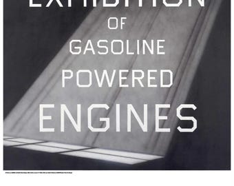 Authentic Ed Ruscha Exhibition Poster - an Exhibition of