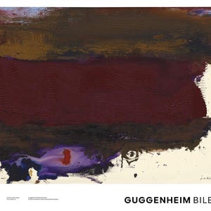 Authentic Helen Frankenthaler exhibition poster- Requiem