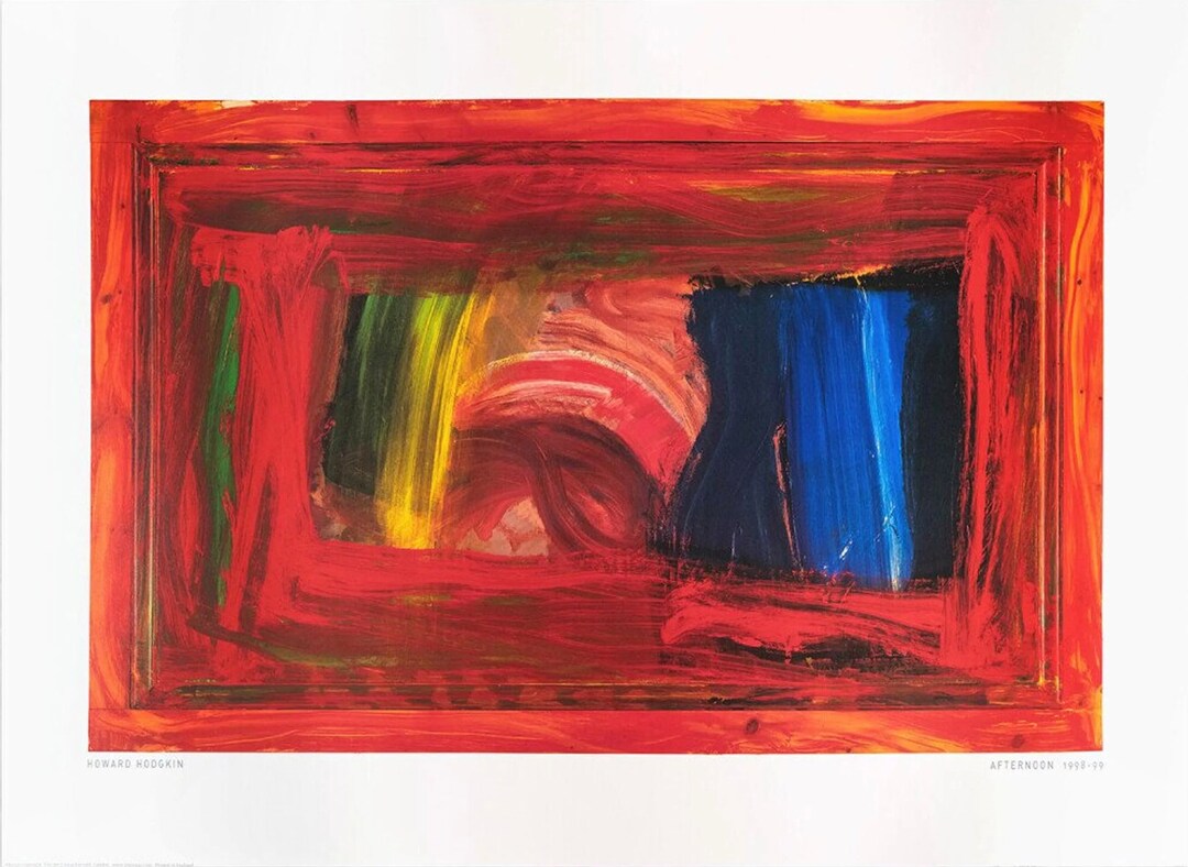 Howard Poster Original 1990's Howard Hodgkin Exhibition Poster - Afternoon ...
