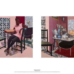 Authentic Njideka Akunyili Crosby poster - Predecessors - original exhibition museum print