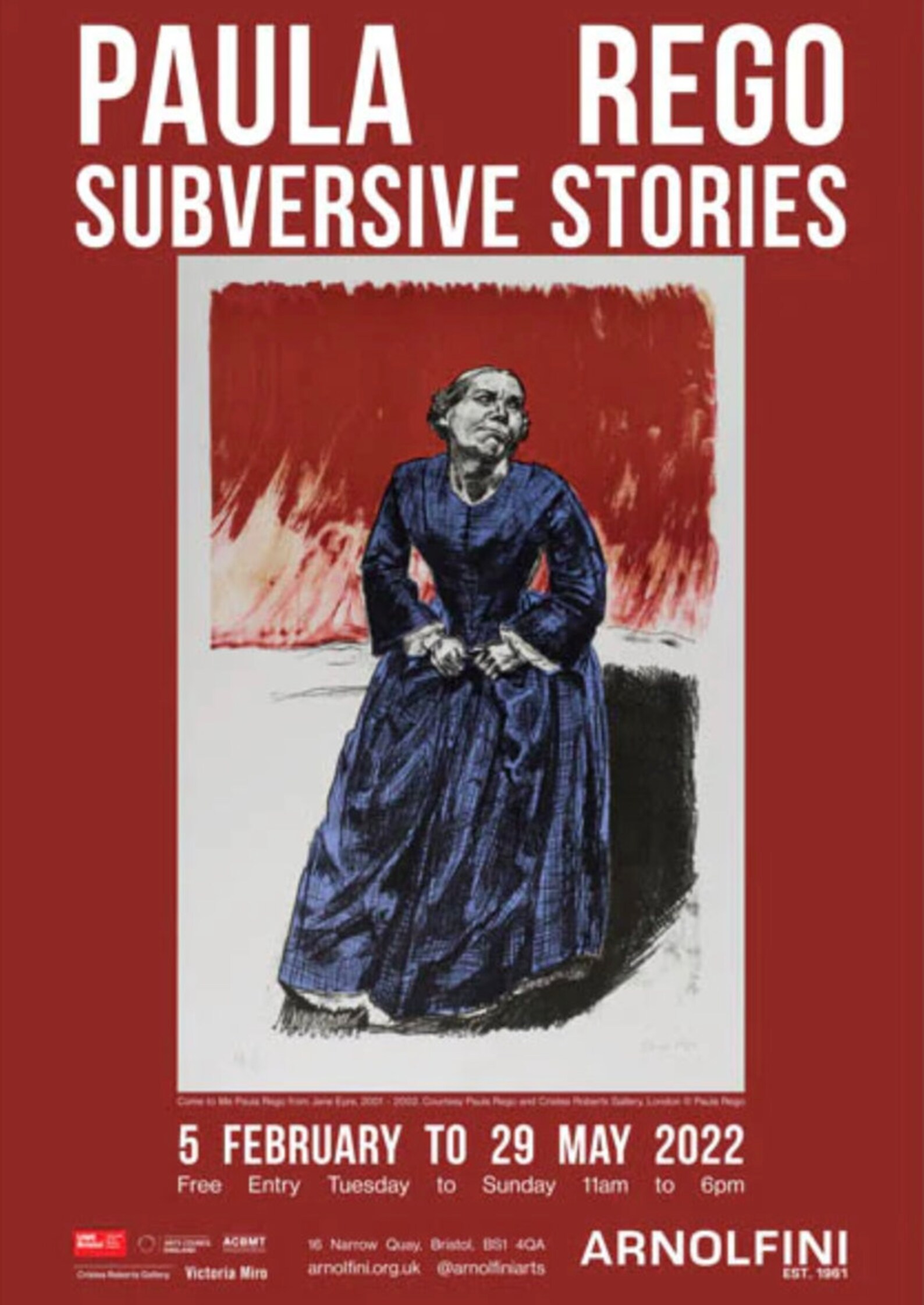 Original Paula Rego Exhibition Poster - Subversive Stories - Stunning ...
