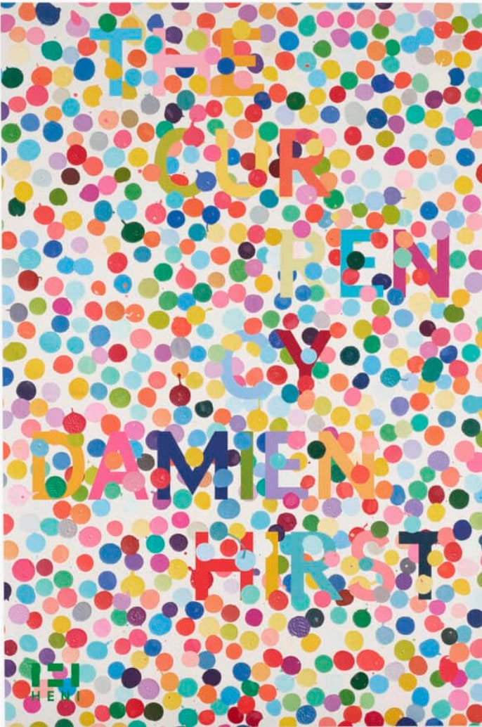 Lot De 4 Affiches D'art Originales De Damien Hirst - Série "The Currency" - Grand Format - Non Encadrées