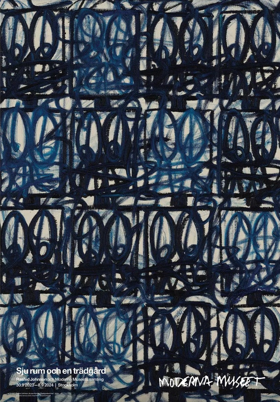 Rashid Johnson ポスター Authentic Rashid Johnson Exhibition Poster - Anxious Man Bruise