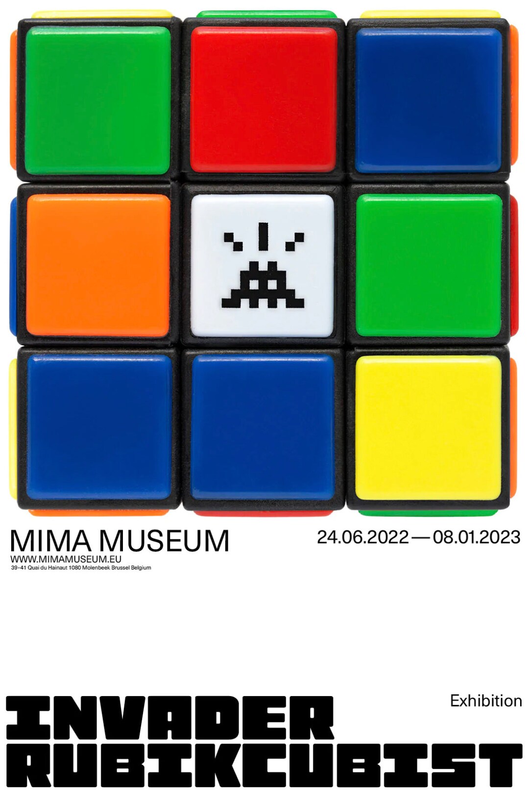 版画 INVADER- Rubik Tournesols (blue) image_4574c414-df52-4a94-9a66-