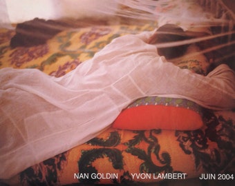 Vintage Nan Goldin Poster - Juin 2004 - Stunning exhibition poster in fabulous condition for more than 20 years old - female artist