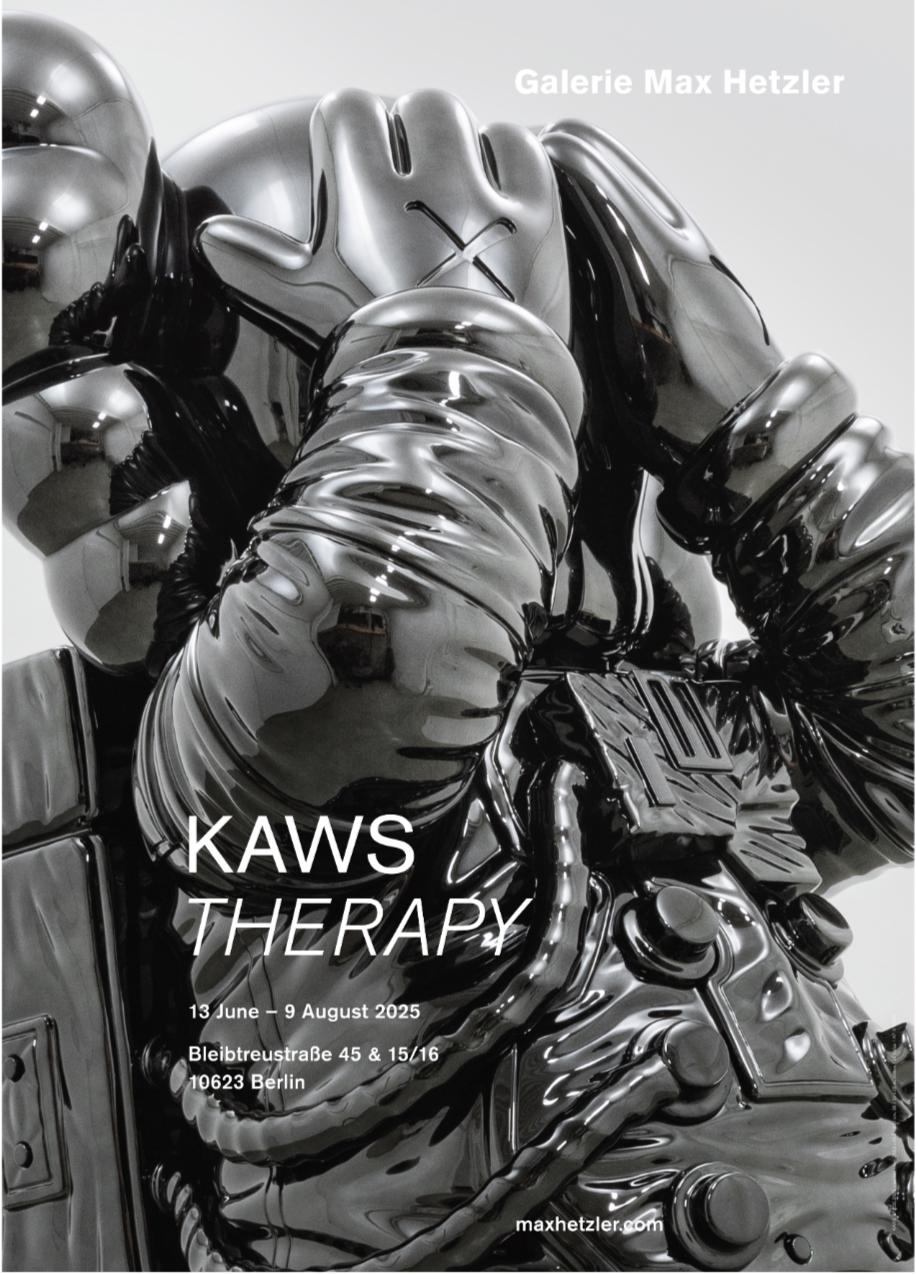 Authentic Galerie Max Hetzler Exhibition Poster- KAWS: THERAPY