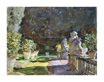 Authentic John Singer Sargent exhibition poster - Villa di Marlia, Lucca - official museum print