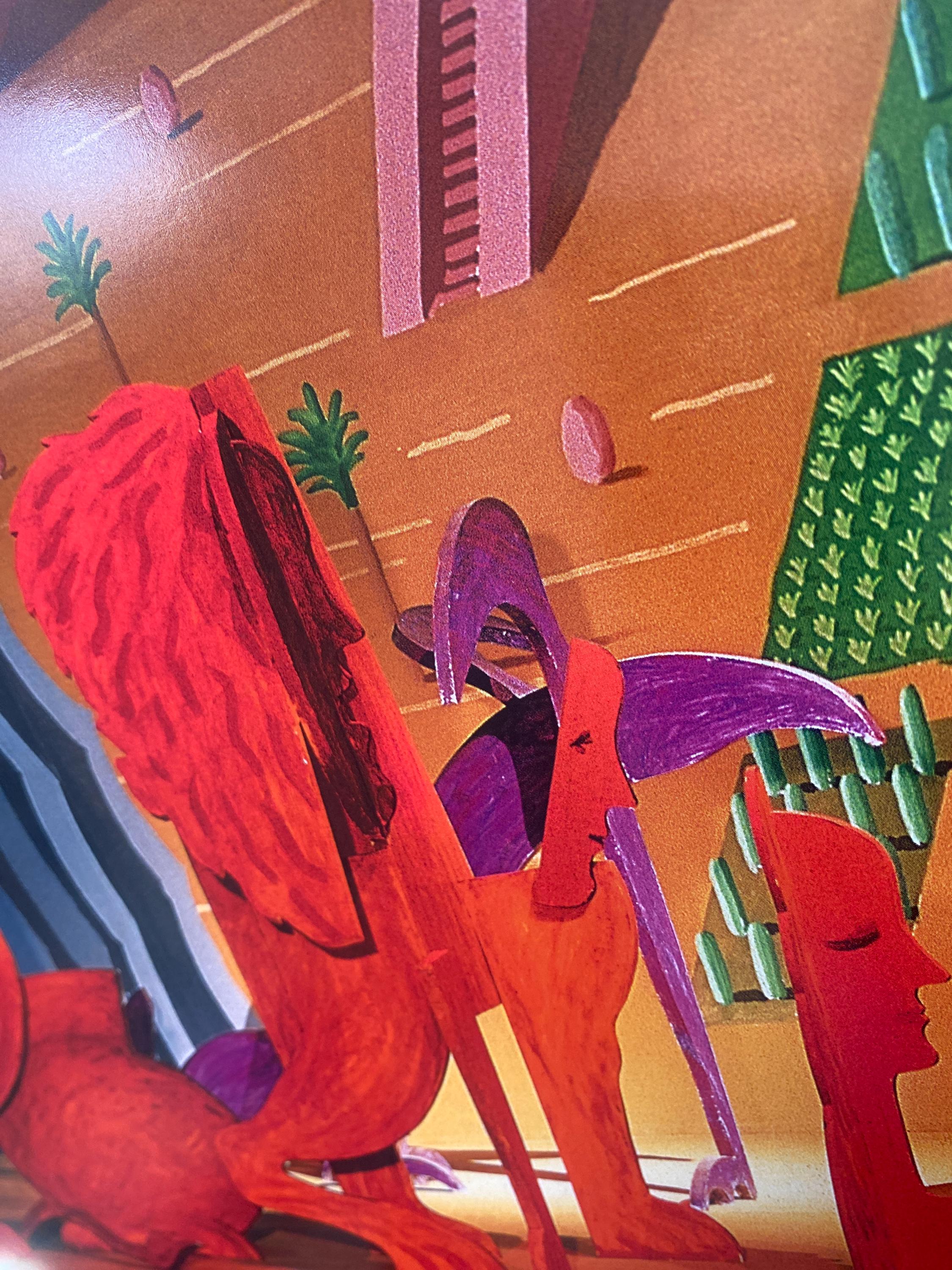 Vintage David Hockney Exhibition Poster - the Magic Flute