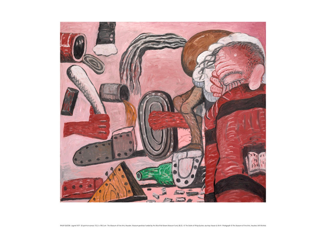 Philip Guston Exhibition Poster - Etsy