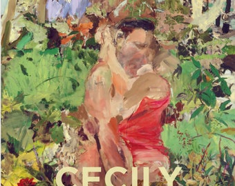 Original Cecily Brown Exhibition Poster - Couple - Museum Print - Female Artist