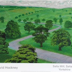 Original David Hockney exhibition photo - Green Valley - stunning museum print authentic quality - Yorkshire
