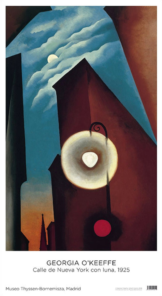 Original Georgia O'keeffe Exhibition Poster - New York