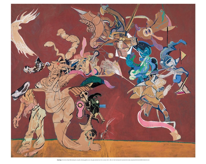 Authentic Paula Rego Exhibition Poster - the Firemen of Alijo ...