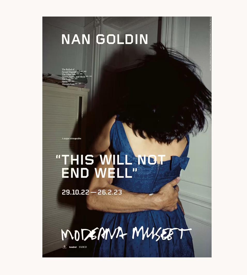 Original Nan Goldin Exhibition Poster - the Hug - Museum Print