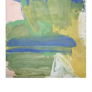 Cartaz autêntico da exposição Willem de Kooning - Vilha Borghese - impressão autêntica do museu