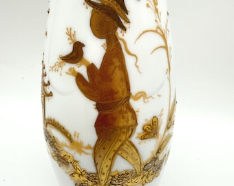 Björn Wiinblad, Rosenthal, Knospe Vase. Deutschland. ‘Quatre Couleurs’, Gold, Studio Linie, Seltener Fund. c1965.