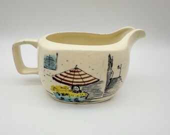 Midwinter Riviera, Milch/Sahnekännchen. Designer, Hugo Casson, in Stylecraft Form. England, 1954